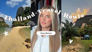 Backpacking around Thailand  Travel Route amp Itinerary [upl. by Bussey]