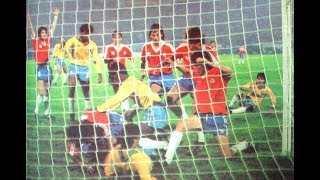 Chile 1x1 Brasil GUERRA Eliminatórias 1989 Globo [upl. by Attelrac]