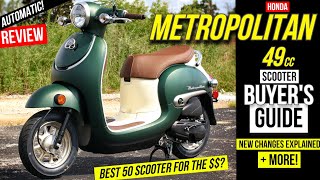 New Honda Metropolitan  Giorno 49cc Scooter Review  Specs  Better than the Ruckus amp NAVi [upl. by Nonaihr]