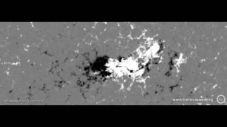 Beta Gamma Delta Sunspot 1515 Evolution SDO [upl. by Dotson]