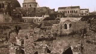 Jerusalem A rare video  Old original photographs of the Holy Land from 1853 and up [upl. by Nahtanhoj]