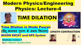 Time Dilation Muon Decay GPS Systems Twin Paradox Time Dilation in Puran Length Contraction [upl. by Enelehs]