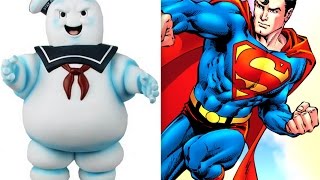 The Stay Puft Marshmallow Man VS SupermanWhod Win The Fight A Stay Puft VS Superman Battle [upl. by Yreneh950]