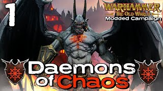 RISE OF THE FORSAKEN PRINCE  Daemons of Chaos  Total War Warhammer 3 Modded Campaign 1 [upl. by Ahsiugal227]