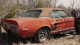 Longlost Shelby prototype Little Red found in Texas field [upl. by Custer165]