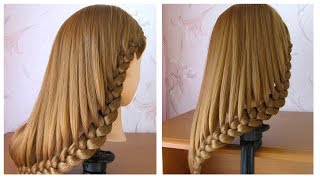 Coiffure simple cheveux mi long  long ♡ Tuto coiffure avec tresse ♡ facile à faire [upl. by Ordnasela325]