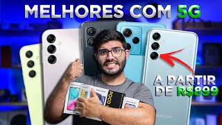 OFICIAL  Os 5 Melhores Smartphones com 5G para comprar SEM MEDO em 2023 a partir de R89900 [upl. by Player]