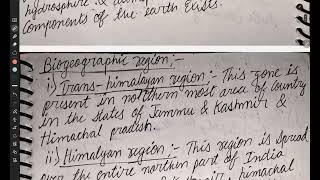 BIOSPHERE amp BIOGEOGRAPHIC REGIONS  ENVIRONMENTAL STUDIES [upl. by Nyl]