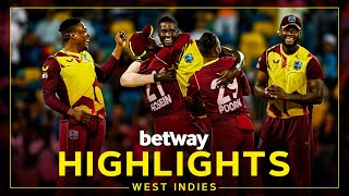 Highlights  West Indies v England  Holder Takes 4 Wickets in 4 Balls  5th Betway T20I [upl. by Thora147]