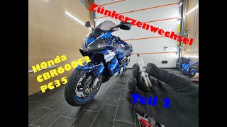 Zündkerzen Wechseln Honda CBR600F2 PC35 Teil2 [upl. by Ardnot]