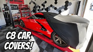 Bargain C8 Corvette car cover review  options [upl. by Analihp]