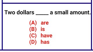 Sub  Verb Agreement Quiz  Subject Verb Agreement Exercise  Grammar Exercise [upl. by Nairbal]