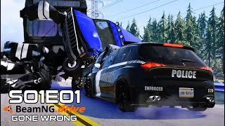 BeamNG Drive Movie Gone Wrong Failed Transport Heist  S01E01 [upl. by Jew]