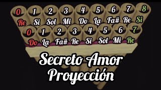 Tutorial y notas de zampoña de Secreto Amor  Proyección [upl. by Brenda649]