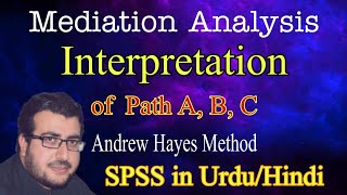 Interpretation of Mediation Analysis in SPSS of Andrew Hayes Method in UrduHindi [upl. by Tiler382]