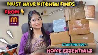 HUGE MEESHO USFUL KITCHEN FINDS STARTING rs 109only  MUST HAVES [upl. by Anahsat288]