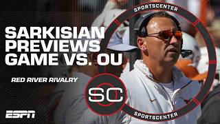 Steve Sarkisian shares his message to Texas before the Red River Rivalry  SportsCenter [upl. by Yunick]