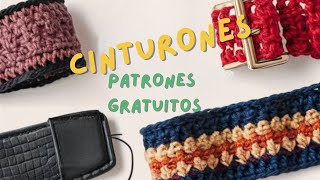 Cinturones a crochet  Patrones gratuitos [upl. by Nicolle401]