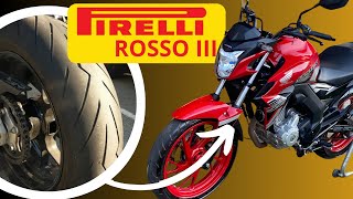 Pneu Pirelli Diablo Rosso III na Twister 250 Avaliação [upl. by Animrelliug]