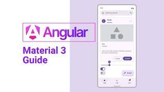 Angular Material 3 Guide  This Is Future of Design System [upl. by Nylecsoj]