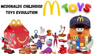 Mcdonald toys evolution toys toysforkids mcdonalds mcdonald mcdohappymeal [upl. by Llenehc]