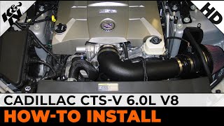 Cadillac CTSV 60L V8 573068 Air Intake Installation [upl. by Yeuh]