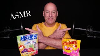 ASMR MY RIGHT YOUR LEFT MIC CHECK WITH CHEWY CANDY AND A SURPRISESOFT SPOKENWHISPER 4K [upl. by Nnylyrehc119]