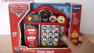 VTECH telefon Zygzak McQueen  zabawka interaktywna [upl. by Alvera876]