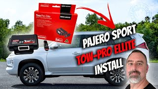 MITSUBISHI Pajero Sport REDARC TowPro Elite amp ANDERSON Plug Installation [upl. by Sira]