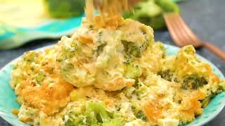 Cheesy Broccoli Casserole Quick And Easy  Cooking With Joy [upl. by Schwab]