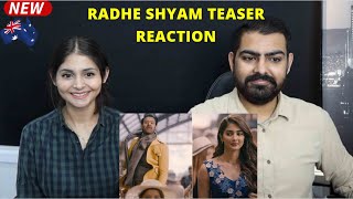 RADHE SHYAM GLIMPSE TEASER REACTION  Prabhas  Pooja Hegde  Australian Couple Reaction and Review [upl. by Enitsyrk904]