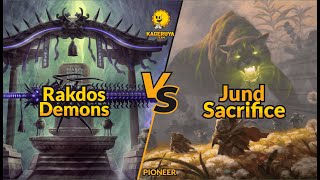 Rakdos Demons X Jund Sacrifice MTG PIONEER [upl. by Reinaldos]