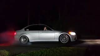 BMW E90 335i N54 BURNOUT  SOUND [upl. by Mathian121]