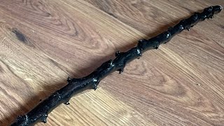 Reviewing an old Blackthorn stick by McCaffreyCrafts [upl. by Drehcir885]