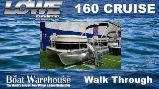 Lowe 160 Cruise Pontoon Video Walk Through [upl. by Akino]