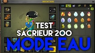 Test Sacrieur 200 MODE EAU  DOFUS [upl. by Aicinat]