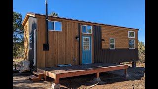 10x32 Hill Tiny House 1 Minute Tour [upl. by Onitrof]