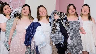 every dress i own try on haul  plus size closet catalogue 2 [upl. by Melesa]