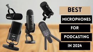 5 Best Microphones For Podcasting In 2024 watch this before buying one [upl. by Sabian]