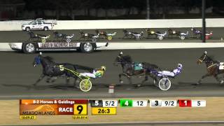 Meadowlands December 20 2014  Race 9  Lonewolf Currier [upl. by Orlena228]