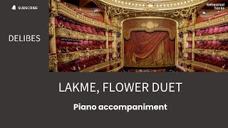 Delibes Lakme Flower duet Piano accompaniment [upl. by Alan]