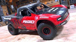 UPGRADE the WEAK POINT on a Traxxas UDR RTR 4WD Race Truck Trailing Arms  RC ADVENTURES [upl. by Nosneh814]