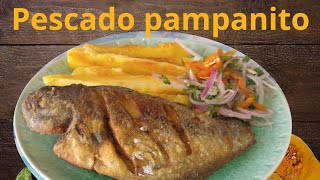 pescado frito pampanito perfecto para chuparse los dedos mira y lo sabrás [upl. by Laurice]