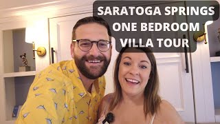 Disneys Saratoga Springs One Bedroom Villa Tour Preferred Room 2022 [upl. by Leahcimrej418]