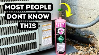 How To Add Refrigerant To Your Air Conditioner R410A amp R22 [upl. by Naaitsirhc938]