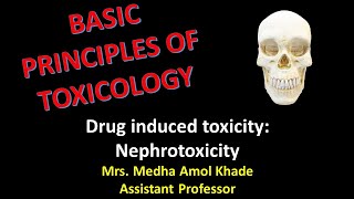 Drug induced toxicity Nephrotoxicity [upl. by Keifer]