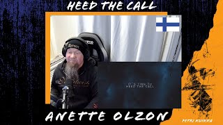 Anette Olzon  quotHeed The Callquot  Official Lyric Video  Reaction [upl. by Shu]