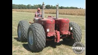 International Harvester 400 Diesel Twin Engine Garrett Tractor  Classic Tractor Fever [upl. by Nonnair449]