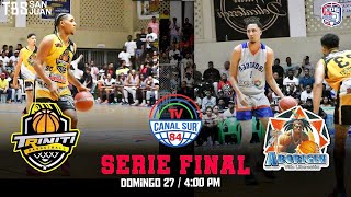 SERIE FINAL TRINITARIOS VS ABORIGEN  3ER JUEGO tbssanjuan abasanj tvcanalsur84 [upl. by Oiram]