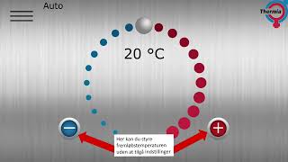 Dansk  Thermia Varmepumper Instruktionsvideo Varmestyring [upl. by Grefe]